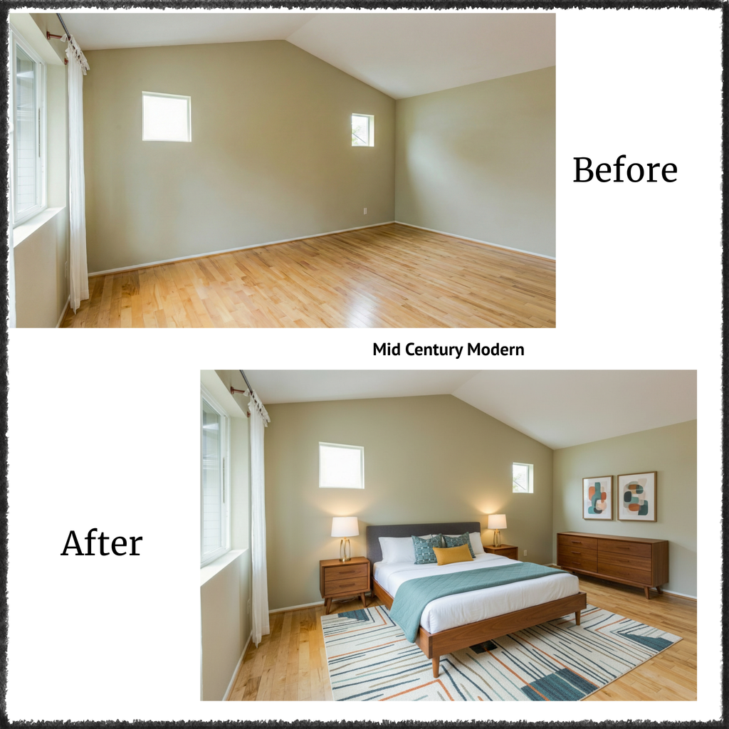 Real Estate Virtual Staging — 1 Room in Minutes (Instant Preview + Download)