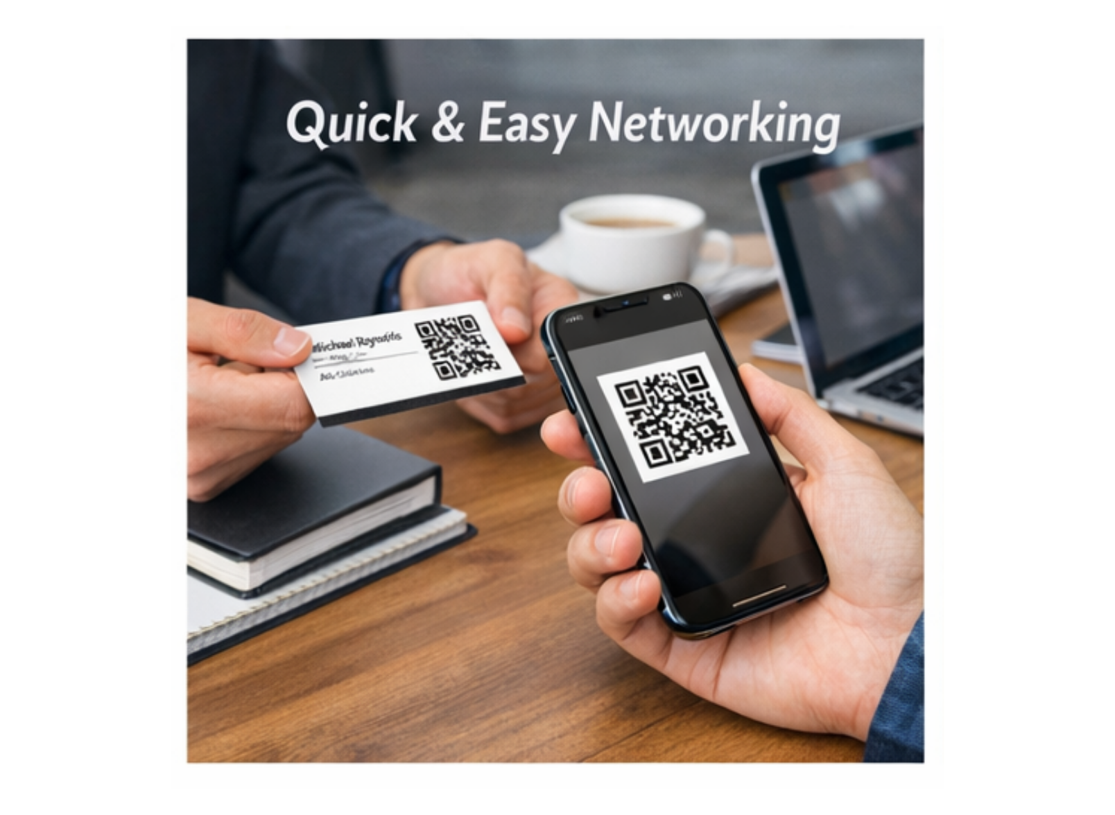 Custom Contact QR Code | Digital Business Cards